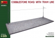 35; Cobblestone Road with Tram Line