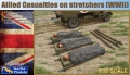 35; Allied Casualities on Stretchers  WW II