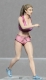 45; Jogging Girl    BUILD AND PAINTED FIGURE