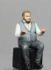 32; Sitting Man    BUILD AND PAINTED FIGURE